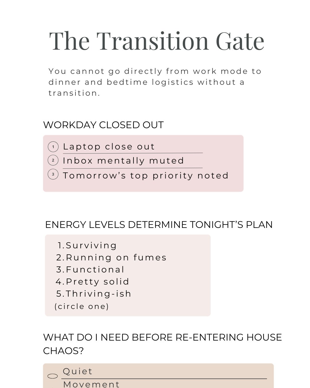 Transition Gate